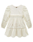 Vestido em Linho Deluxe 90925 Infanti Infantil Menina