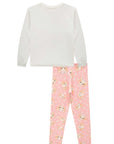 Conjunto de Pijama de Blusão e Calça em Termoskin Peluciado 93171 Infanti Infantil Menina