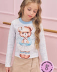 Blusa em Termoskin Peluciado 79247 Infanti Infantil Menina