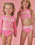 Maiô em Malha UV Dry com Proteção UV 50+ 87817 Infanti Bebê Menina