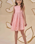 Vestido em Tule Bordado 88760 Infanti Infantil Menina