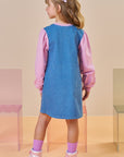Vestido em Jeans com Elastano e Molecotton 90813 Infanti Infantil Menina