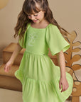 Vestido em Viscose 93273 Infanti Infantil Menina