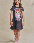 Vestido em Fly Tech 93438 Infanti Infantil Menina