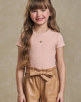 Blusa em Canelado Liz 93442 Infanti Infantil Menina