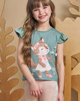 Blusa em Meia Malha 93497 Infanti Infantil Menina