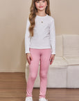 Calça Legging em Cotton 94457 Infanti Infantil Menina