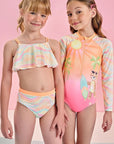 Biquíni em Malha Uv Dry com Proteção Uv 50+ 84492 Infanti Infantil Menina