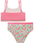Biquíni em Malha UV Dry com Proteção UV 50+ 93169 Infanti Infantil Menina