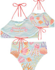 Biquíni Reversível em Malha Uv Dry com Proteção Uv 50+ 84535 Infanti Infantil Menina