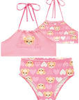 Biquíni Reversível em Malha Uv Dry com Proteção Uv 50+ 84983 Infanti Infantil Menina