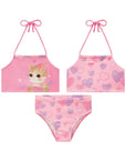 Biquíni Reversível em Malha UV Dry com Proteção UV 50+ 88938 Infanti Infantil Menina