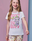 Blusa Alongada em Meia Malha 94916 Infanti Infantil Menina