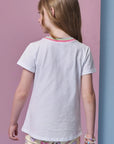 Blusa Alongada em Meia Malha 94916 Infanti Infantil Menina