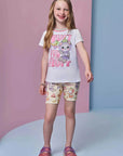 Blusa Alongada em Meia Malha 94916 Infanti Infantil Menina