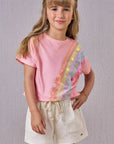 Blusa Boxy Over em Meia Malha 86491 Infanti Infantil Menina