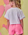 Blusa Boxy Over em Meia Malha 86920 Infanti Infantil Menina