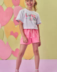 Blusa Boxy Over em Meia Malha 86920 Infanti Infantil Menina