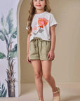 Blusa Boxy Over em Meia Malha 88705 Infanti Infantil Menina