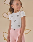 Blusa em Canelado Liz 87250 Infanti Infantil Menina