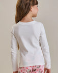 Blusa em Canelado Liz 89483 Infanti Infantil Menina