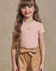 Blusa em Canelado Liz 93442 Infanti Infantil Menina