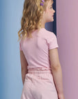 Blusa em Canelado Liz 94358 Infanti Infantil Menina