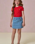 Blusa em Canelado Liz 94599 Infanti Infantil Menina