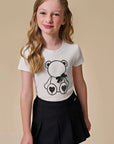 Blusa em Canelado Liz 97050 Infanti Infantil Menina