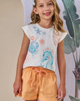 Blusa em Cotton 86487 Infanti Infantil Menina