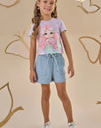 Blusa em Cotton 87246 Infanti Infantil Menina