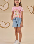 Blusa em Cotton 88598 Infanti Infantil Menina