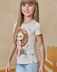 Blusa em Cotton 93498 Infanti Infantil Menina