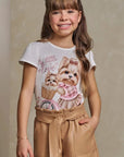 Blusa em Malha Comfy 93459 Infanti Infantil Menina