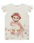 Blusa em Malha Comfy 93494 Infanti Infantil Menina
