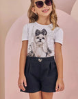 Blusa em Malha Power 87247 Infanti Infantil Menina