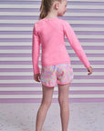 Blusa em Malha UV Dry com Proteção UV 50+ 95247 Infanti Infantil Menina