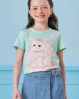 Blusa em Meia Malha 83678 Infanti Infantil Menina