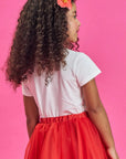 Blusa em Meia Malha 85640 Kukiê Infantil Menina