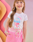 Blusa em Meia Malha 85892 Infanti Infantil Menina