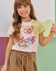 Blusa em Meia Malha 92496 Infanti Infantil Menina