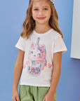Blusa em Meia Malha 92636 Infanti Infantil Menina