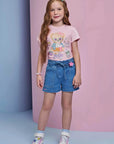 Blusa em Meia Malha 93434 Infanti Infantil Menina