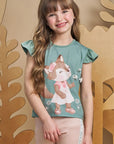 Blusa em Meia Malha 93497 Infanti Infantil Menina