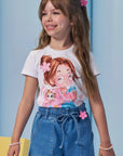 Blusa em Meia Malha 94598 Infanti Infantil Menina