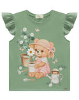 Blusa em Meia Malha 94646 Infanti Infantil Menina