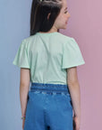 Blusa em Meia Malha 95868 Infanti Infantil Menina