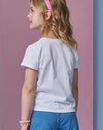 Blusa em Meia Malha. Acompanha Kits Pulseiras 93433 Infanti Infantil Menina