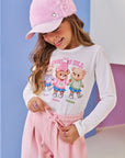 Blusa em Termoskin Peluciado 89669 Infanti Infantil Menina