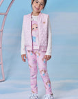Calça Legging em Fly Tech 89563 Kukiê Infantil Menina